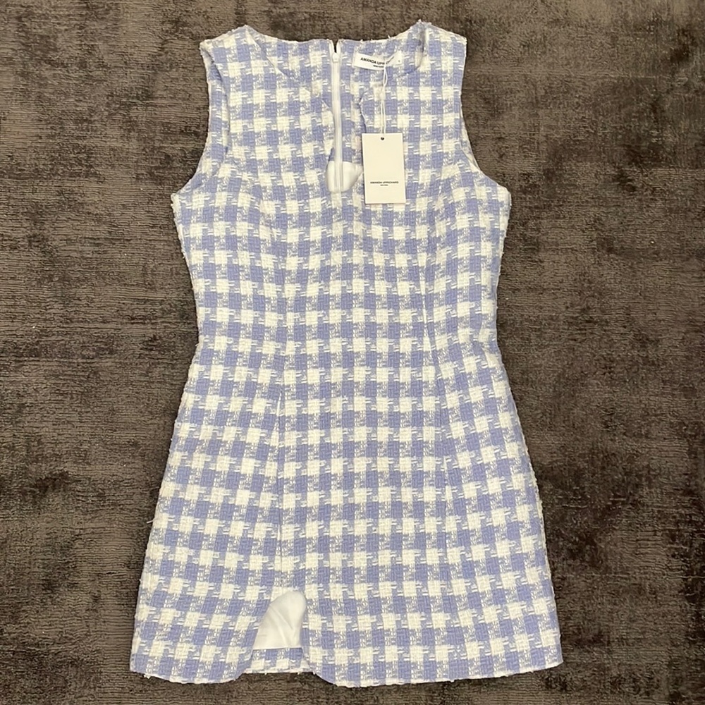 Amanda Uprichard Puzzle Dress Tweed NWT